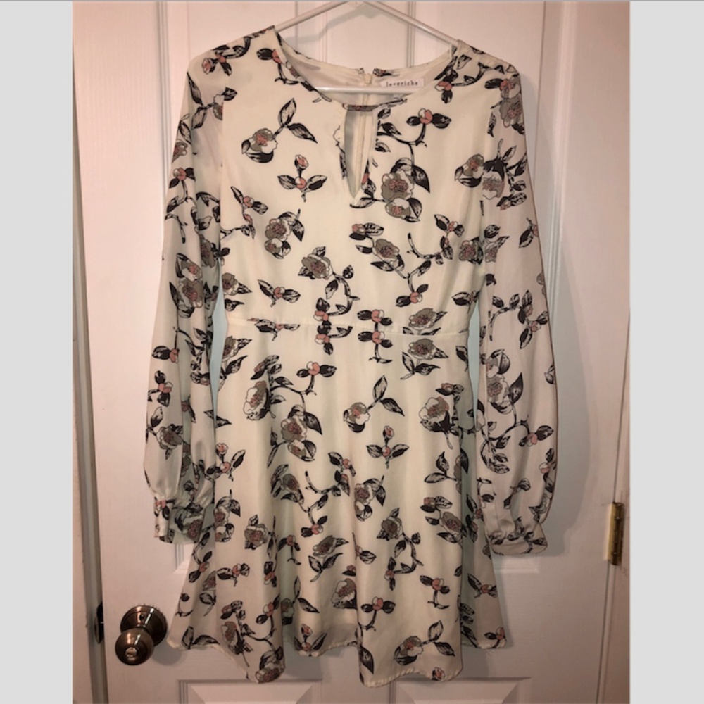 Floral Long Sleeve Dress